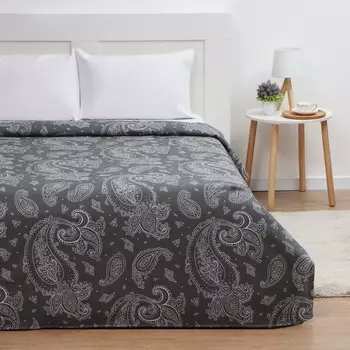 Пододеяльник 1,5сп Экономь и Я "Узоры востока" цв.графит, 147*210±3 120 гр/м2,100%хл,бязь