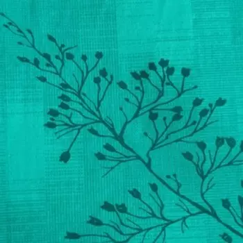 Пододеяльник 1,5 сп Экономь и Я 147*210±3 "Ботаника" цв.мятный, 120 гр/м2,100%хлопок,бязь