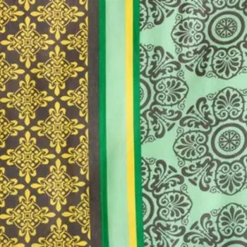 Пододеяльник 1,5 сп Экономь и Я 147*210±3 "Нежность" цв.зелёный,100 гр/м2,100%хлопок,бязь