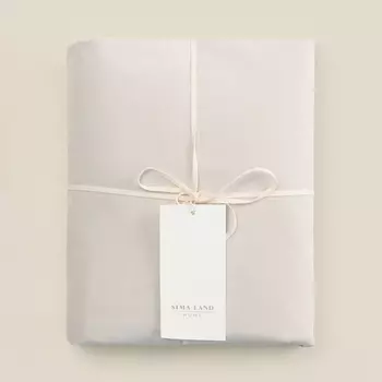 Пододеяльник 300ТС SL Home Percale 180220 см, молочный, 100% хлопок