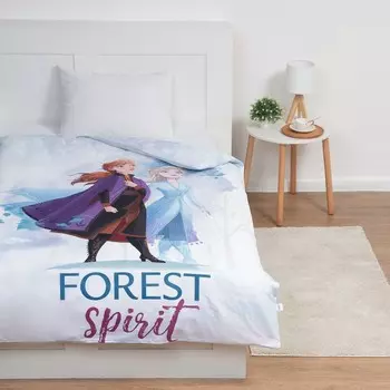 Пододеяльник детский "Forest spirit" Холодное сердце, 143х215 см, 100 % хлопок, поплин