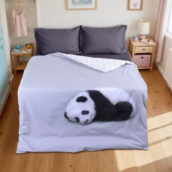 Пододеяльник "Этель" Funny panda, 143*215 см,100% хлопок, бязь