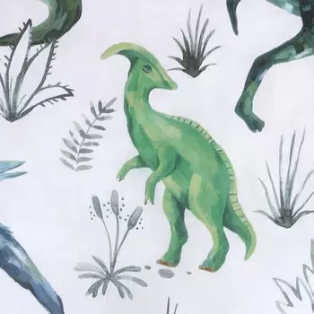 Пододеяльник "Этель" Just dino, 143x215 см, хлопок 100%, бязь