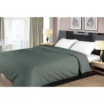 Пододеяльник на молнии, размер 175х210 см, цвет графит