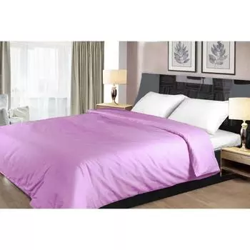 Пододеяльник на молнии, размер 175х210 см, цвет светло-лиловый