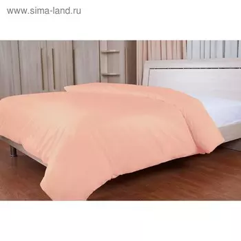 Пододеяльник на молнии, размер 200х220 см, цвет розовый