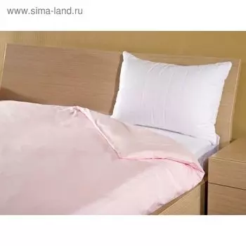 Пододеяльник, размер 200х220, цвет розовый