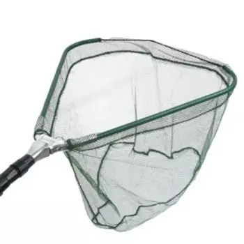 Подсачек складной телескопический Namazu, 180 см, треугольный обод 50 см, капрон