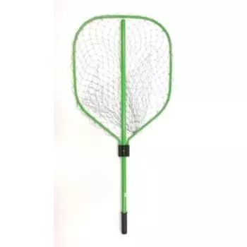 Подсачник «Квадрат», теннисная струна, матовый, d=55 см, 195 см, цвет зелёный