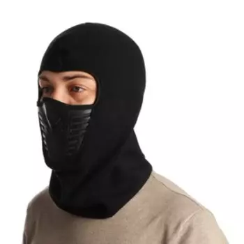 Подшлемник с начесом, размер универсальный, черный