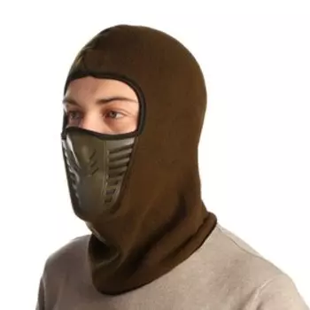 Подшлемник с начесом, размер универсальный, зеленый