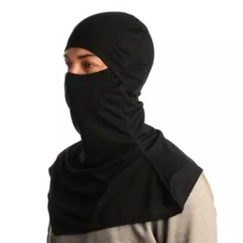 Подшлемник, удлиненный, размер универсальный, черный