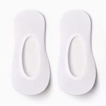 Подследники женские Hobby Line 30 ден (2 пары) цвет белый, размер 23-25 (36-40)