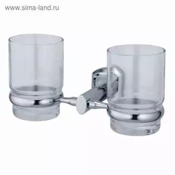 Подстаканник двойной стеклянный