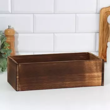 Подставка деревянная 30×14×9 см Элегант, брашированная Дарим Красиво