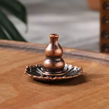 Подставка для благовоний палочек и спиралей TAKE IT EASY «Цветок», 3.82.8 см, медная