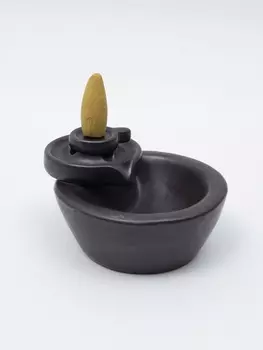 Подставка для благовоний TAKE IT EASY «Чаши мироздания», набор благовоний конусы, стелющийся дым, 4.33.56см