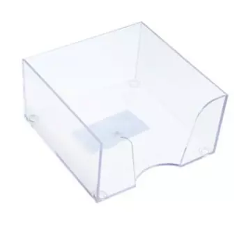 Подставка для бумажного блока "Attomex" 90 х 90 х 50, пластик, цвет прозрачный