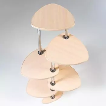 Подставка для цветов Айза 36, Дуб выбеленный