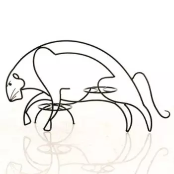 Подставка для цветов, напольная, d = 18 см, 86 × 19 × 47 см