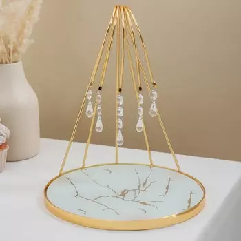 Подставка для десертов «Звездопад», 24×24×31, круглая