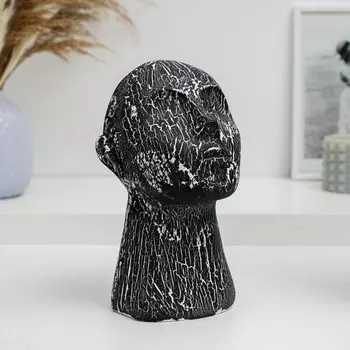 Подставка для книг "Клео" кракле черная, 21см