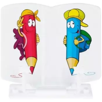 Подставка для книг пластиковая, Стамм "Карандаши"