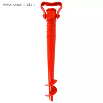 Подставка для крепления зонта в песке Maclay, 40 см, с фиксатором, цвет МИКС