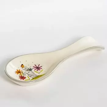 Подставка для ложки Elrington «Серый кот», 24.4х9.2 см