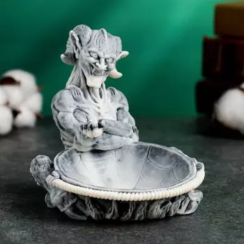 Подставка для мелочей - пепельница "Мефистофель" 10,5см