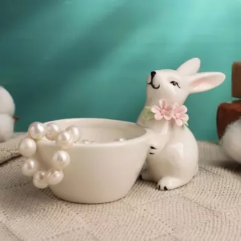 Подставка для мелочей «Нежный кролик», 8813 см, МИКС