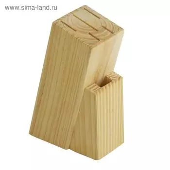 Подставка для набора ножей Regent inox, сосна