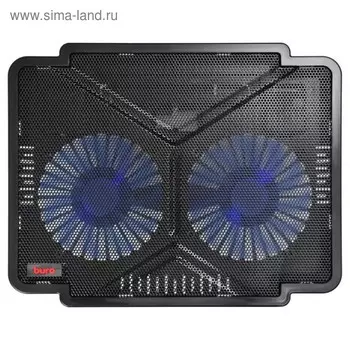 Подставка для ноутбука Buro BU-LCP140-B214 14" 1xUSB 2x 140ммFAN черная