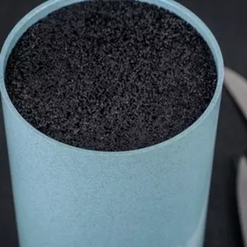 Подставка для ножей с наполнителем «Нежность», 2211 см, цвет голубой