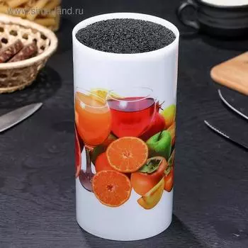 Подставка для ножей с наполнителем «Свежесть», 22×11 см