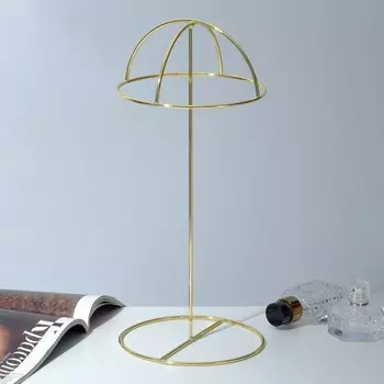 Подставка для шапок декоративная, 161636 см, цвет золото