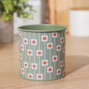 Подставка для столовых приборов металлическая «Фрукты и цветы», 88 см, цветы