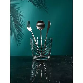 Подставка для столовых приборов «Модж», 500 мл, стекло, Иран