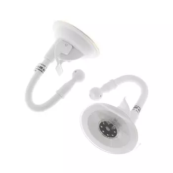 Подставка для светильника на присоске ULI-P и лампы LED-T8, длина 150 мм, Набор 2 ШТ, Белая