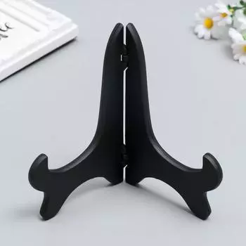 Подставка для тарелок, черная 10х15 см