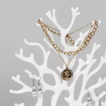 Подставка для украшений «Дерево», 241230 см, цвет белый