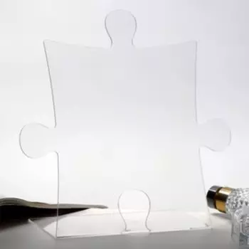 Подставка для украшений "Пазл", 250*80*240, оргстекло 2 мм, В ЗАЩИТНОЙ ПЛЁНКЕ, цвет прозрачный