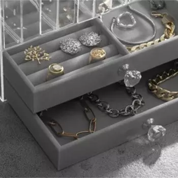 Подставка для украшений «Шкатулка Эдем», 21,51324,5 см, цвет серый