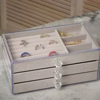 Шкатулка, 23.51311 см, серая