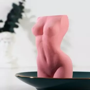 Подставка для зубочисток «Женское тело», ярко-розовый