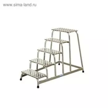 Подставка монтажная KRAUSE STABILO, алюминиевая, противоскользящая, 5 ступеней