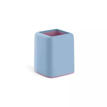 Подставка настольная пластиковая ErichKrause Forte, Manga, голубой с розовым