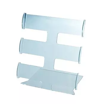 Подставка под браслеты 3 уровня 340*170*360, оргстекло 2мм, цвет прозрачный В ЗАЩИТНОЙ ПЛЁНКЕ