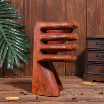 Подставка под бутылки дерево "Рука" 25х14х15 см