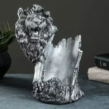 Подставка под бутылку "Лев" 25х15х20 см сталь